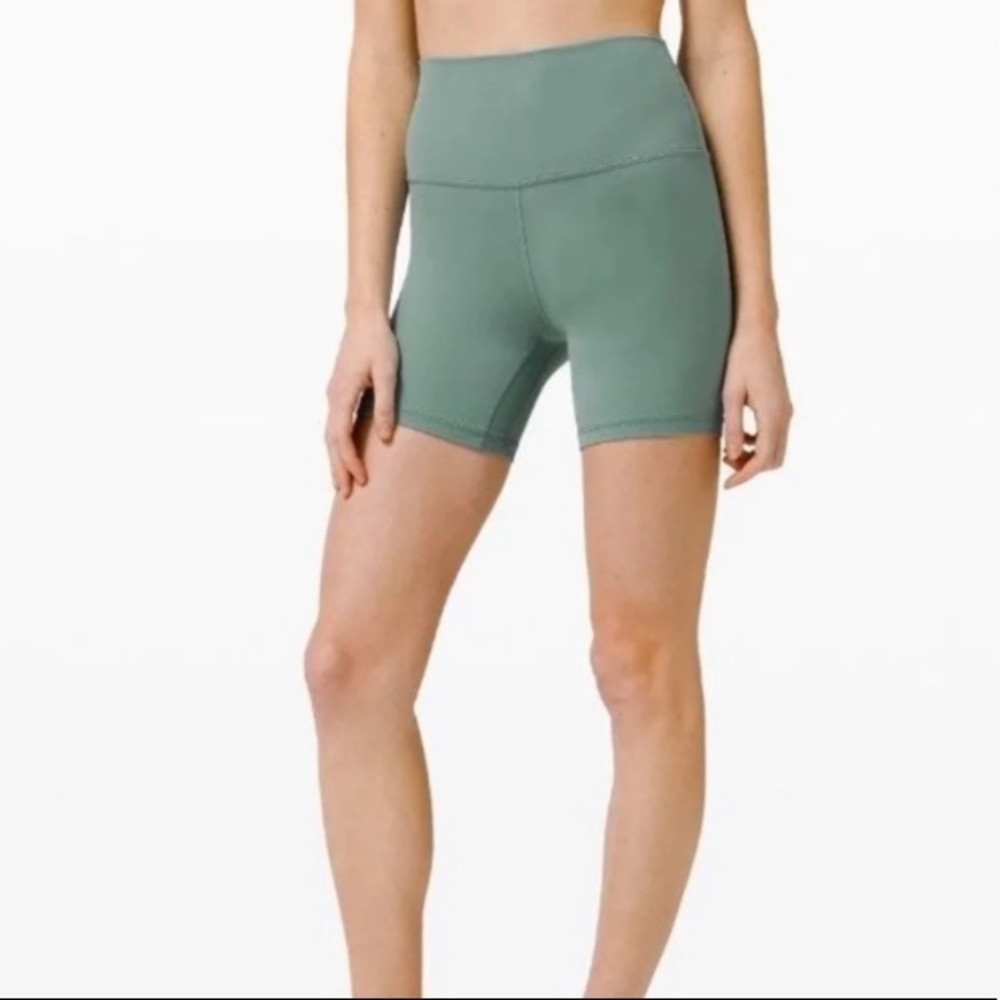 NWT! Lululemon Align Shorts 6" Tidewater Teal - Picture 3 of 6